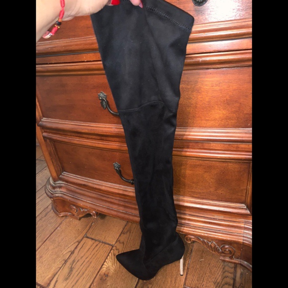 Suede over the knees Boots
